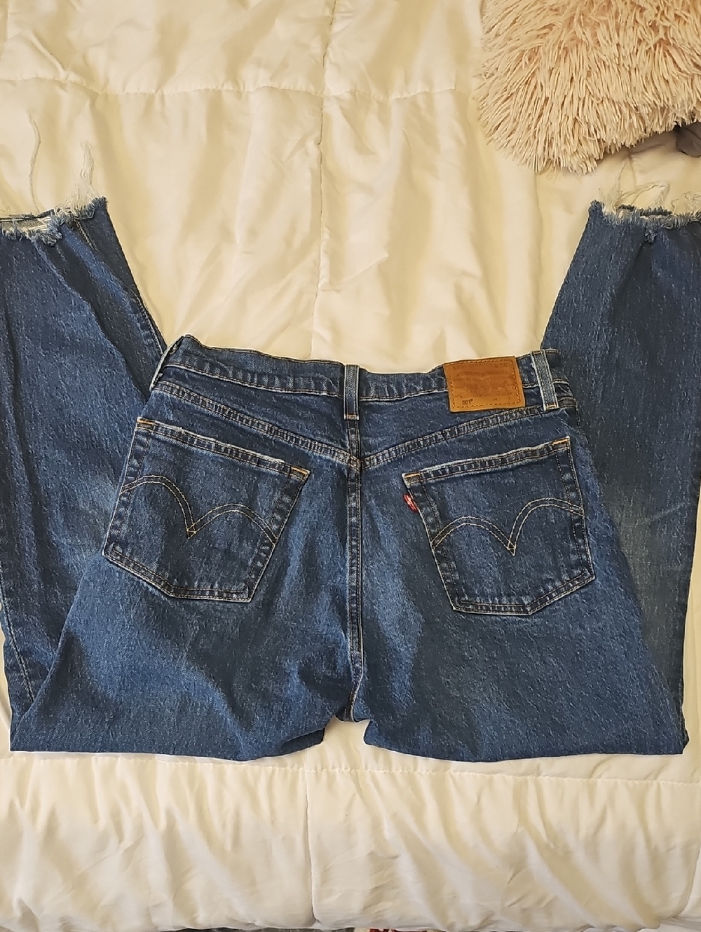 Levi's 501 Denim Jeans in Medium Blue